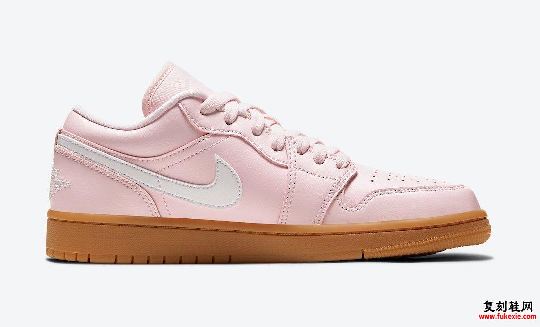 Air Jordan 1 Low Arctic Pink Gum DC0774-601发售日期