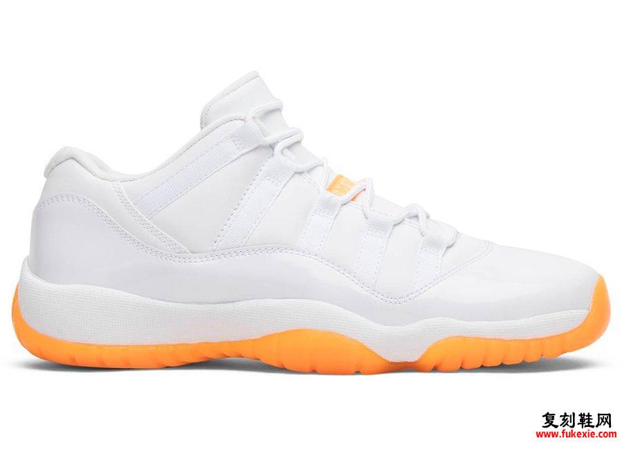 Air Jordan 11 Low Citrus 2021 AH7860-139发售日期