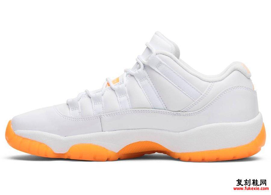 Air Jordan 11 Low Citrus 2021 AH7860-139发售日期