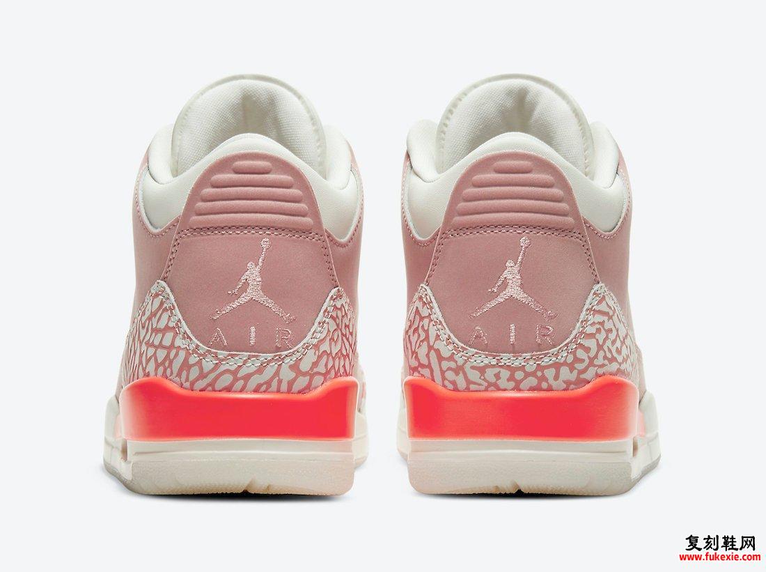 Air Jordan 3 Rust Pink Crimson CK9246-600发售日期