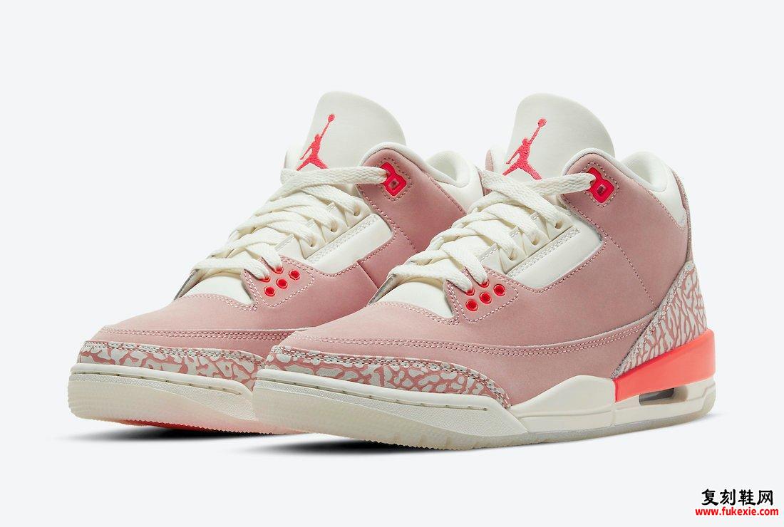 Air Jordan 3 Rust Pink Crimson CK9246-600发售日期