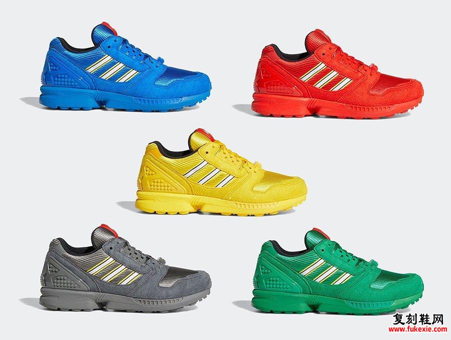 乐高adidas ZX 8000 Color Pack发售日期