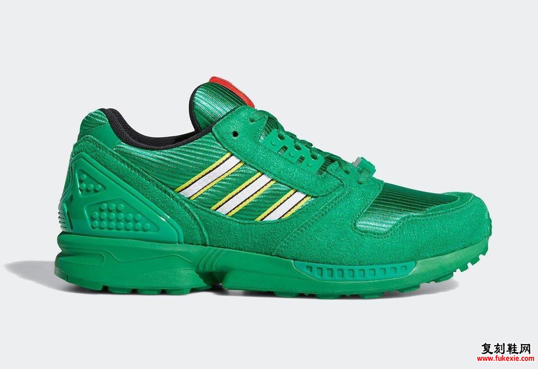 LEGO adidas ZX 8000 Green FY7082发售日期