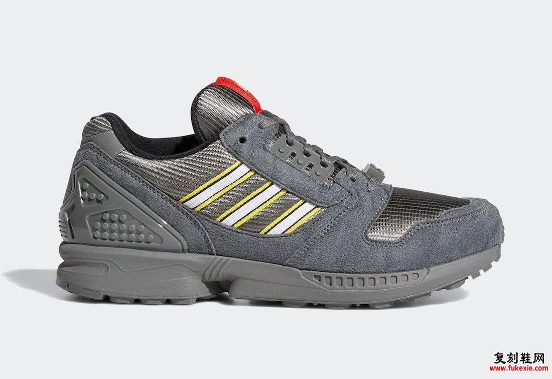 LEGO adidas ZX 8000 Grey FY7080发售日期