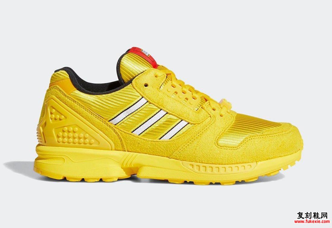 LEGO adidas ZX 8000 Yellow FY7081发售日期