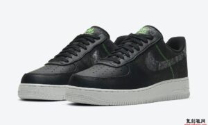 Nike Air Force 1 07 LV8 Black Electric Green CV1698-001发售日期