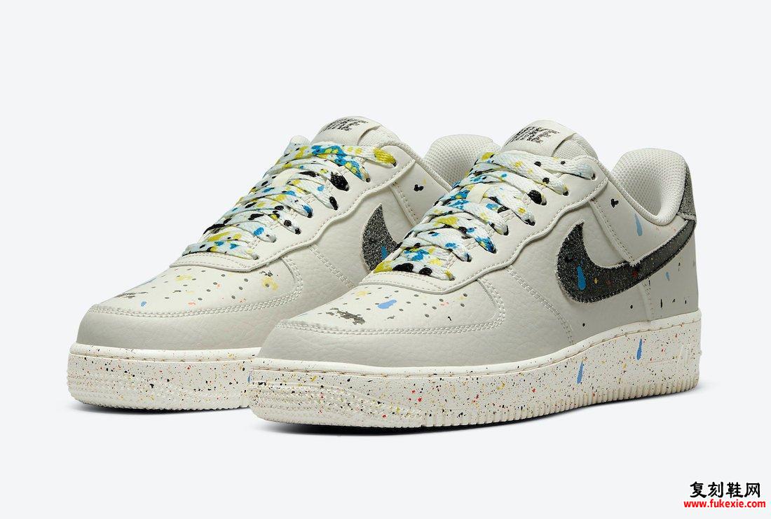 Nike Air Force 1 Low Paint Splatter CZ0339-001发售日期信息