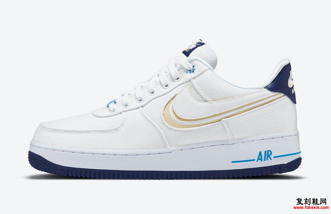 Nike Air Force 1 Low White Canvas DB3541-100发售日期