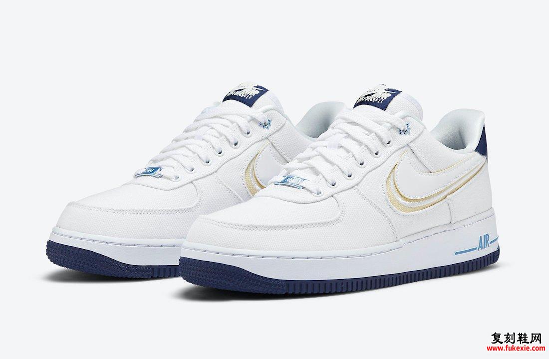 Nike Air Force 1 Low White Canvas DB3541-100发售日期