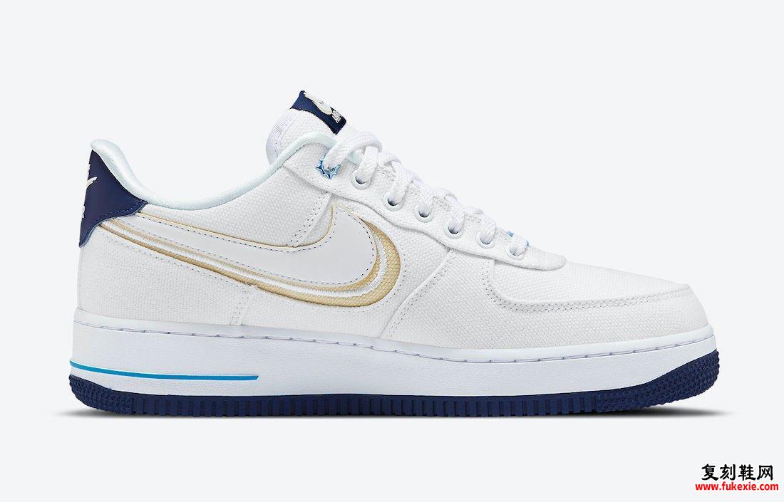 Nike Air Force 1 Low White Canvas DB3541-100发售日期