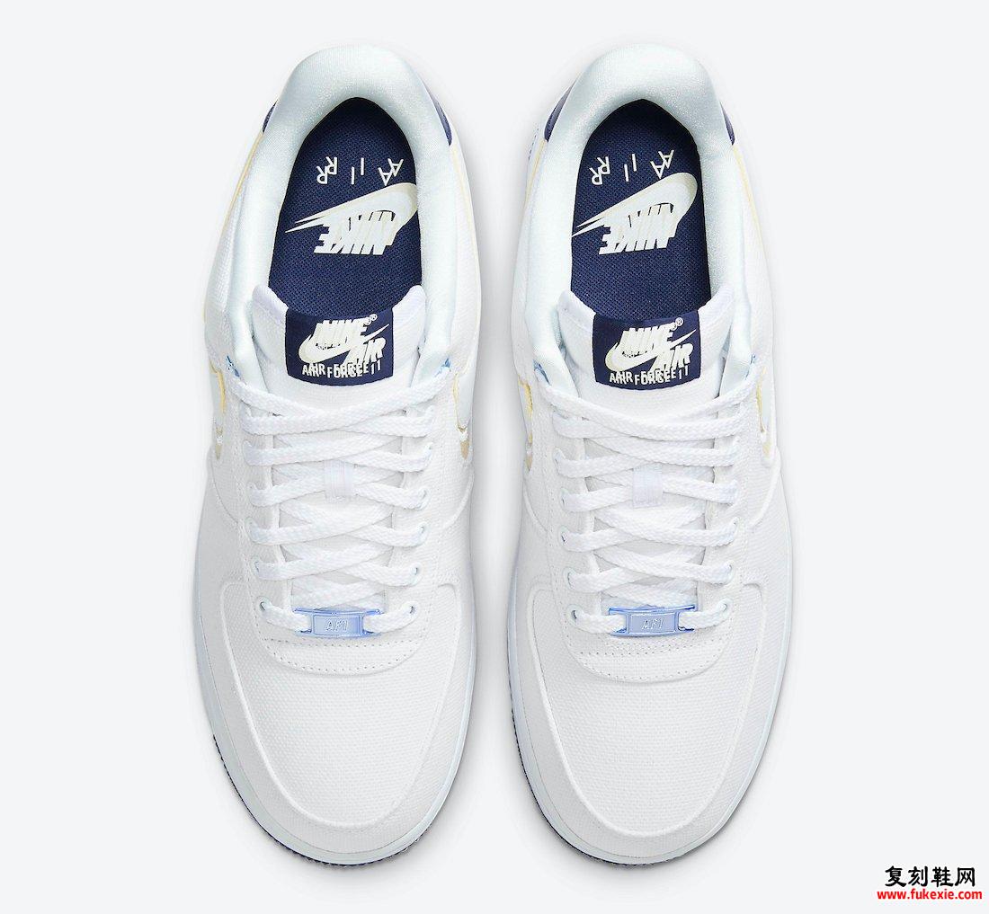 Nike Air Force 1 Low White Canvas DB3541-100发售日期