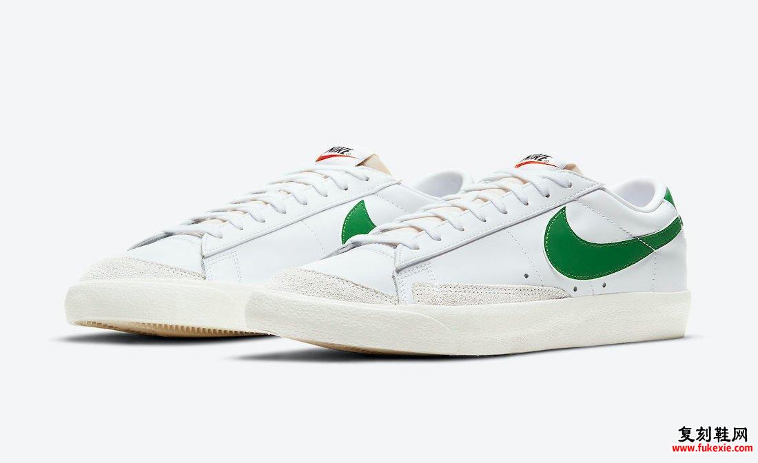 Nike Blazer Low Pine Green DA6364-100发售日期