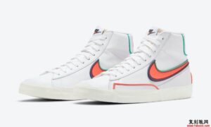 Nike Blazer Mid 77 Infinite White蓝绿色深蓝色DA7233-102发售日期