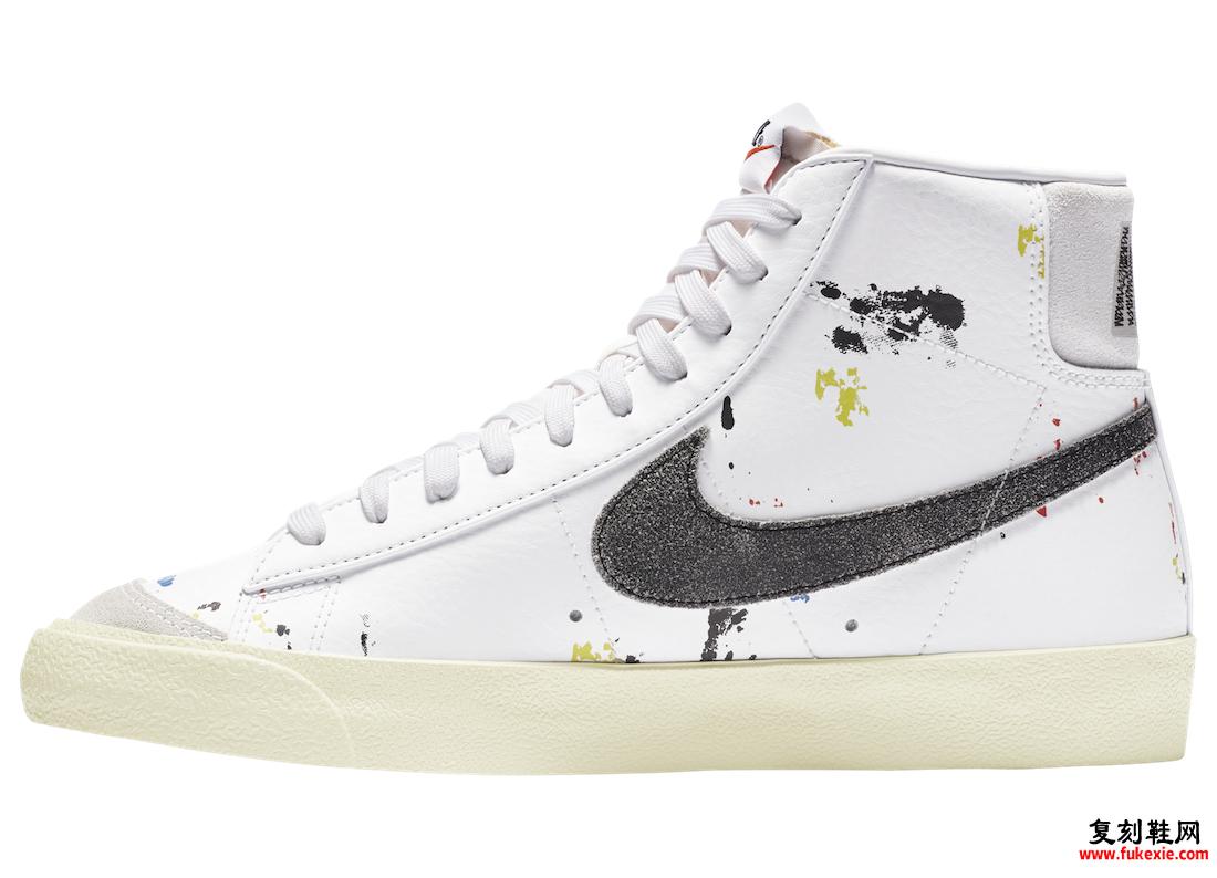 Nike Blazer Mid 77 Paint Splatter DC7331-100发售日期