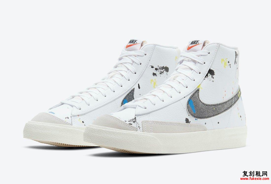 Nike Blazer Mid Paint Splatter DC7331-100发售日期