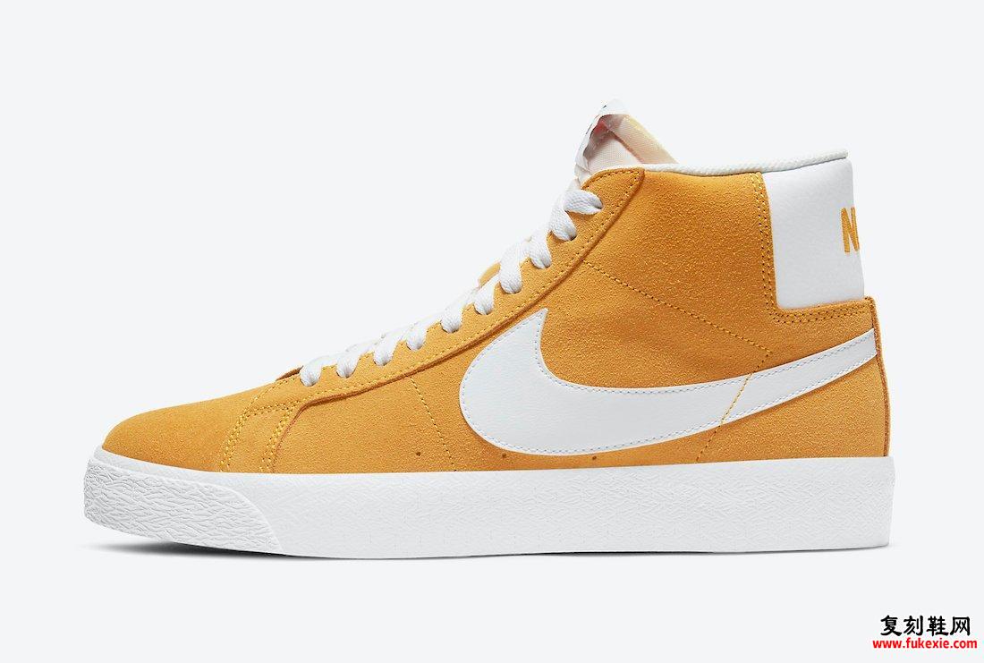 Nike SB Blazer Mid University Gold 864349-700发售日期信息