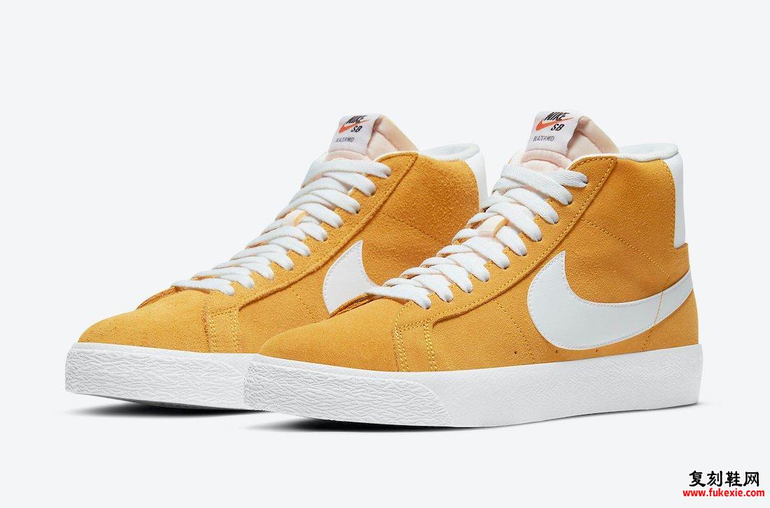 Nike SB Blazer Mid University Gold 864349-700发售日期信息