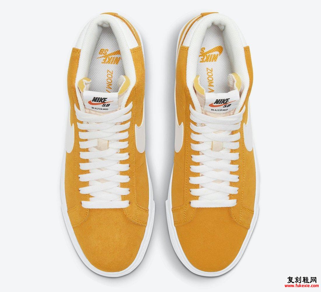 Nike SB Blazer Mid University Gold 864349-700发售日期信息