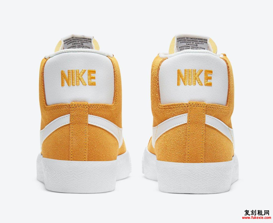 Nike SB Blazer Mid University Gold 864349-700发售日期信息