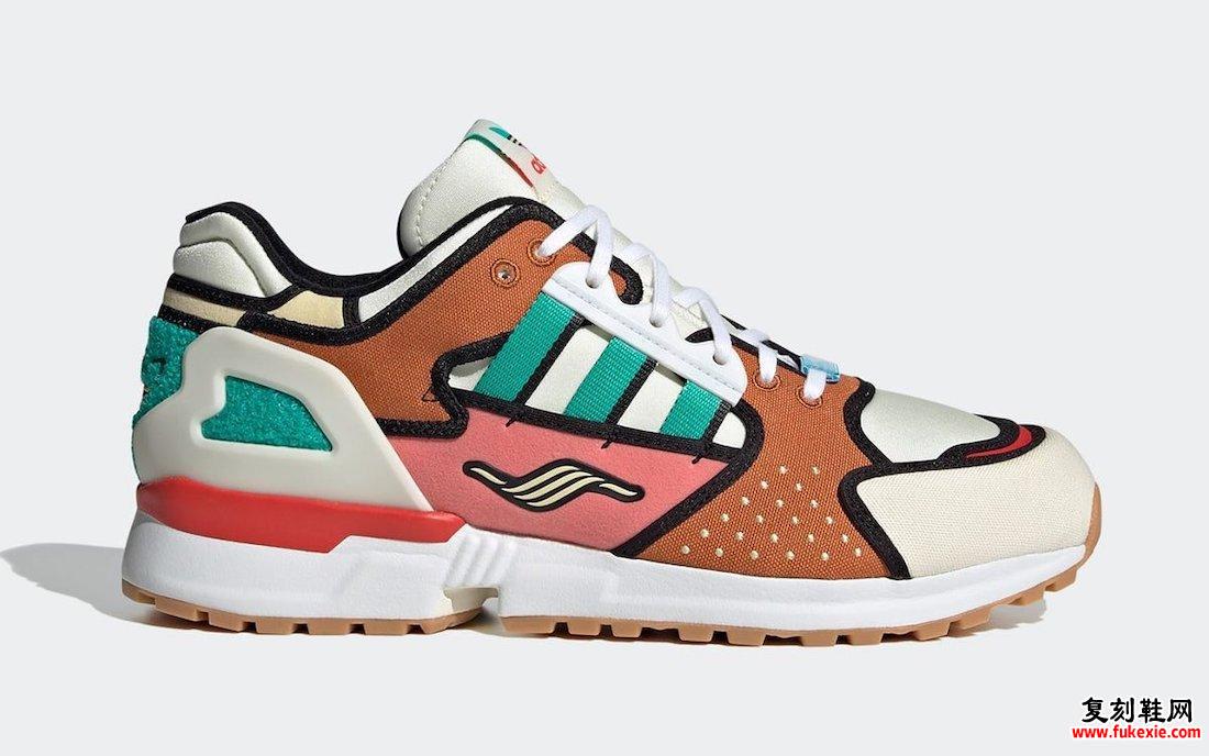 Simpsons adidas ZX 10000 Krusty Burger H05783发售日期