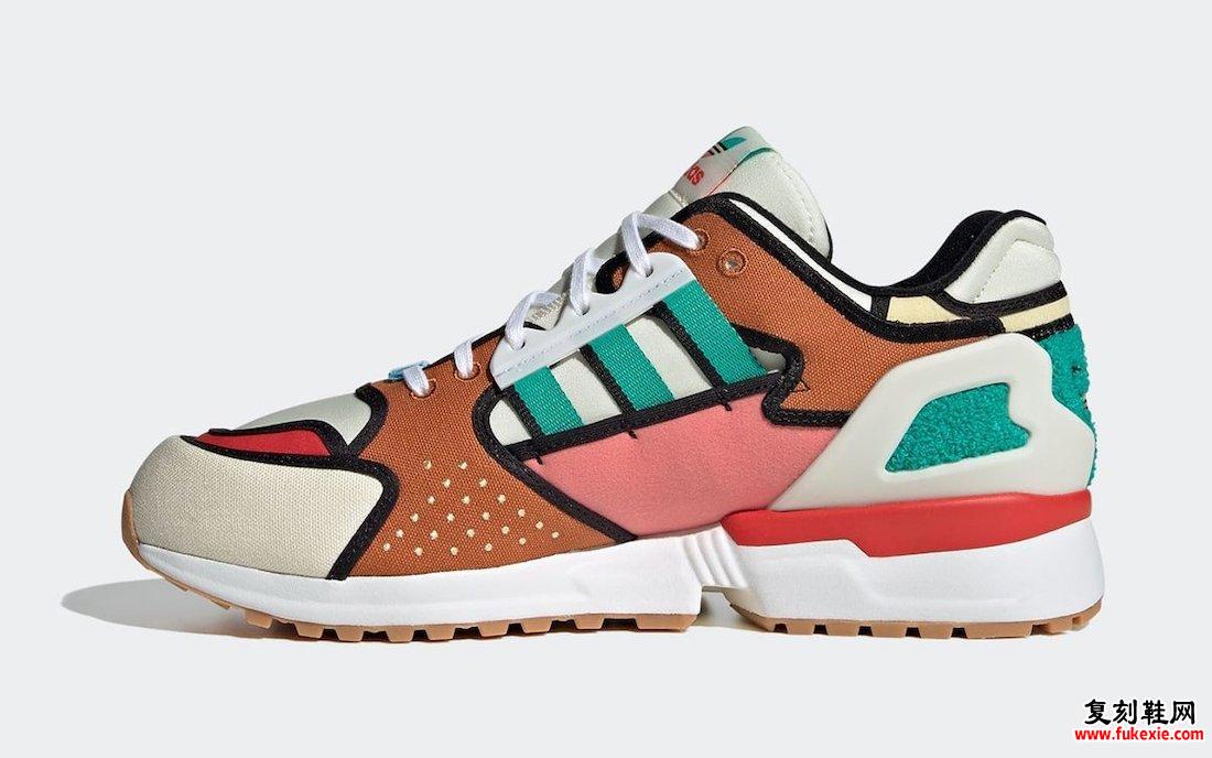 Simpsons adidas ZX 10000 Krusty Burger H05783发售日期