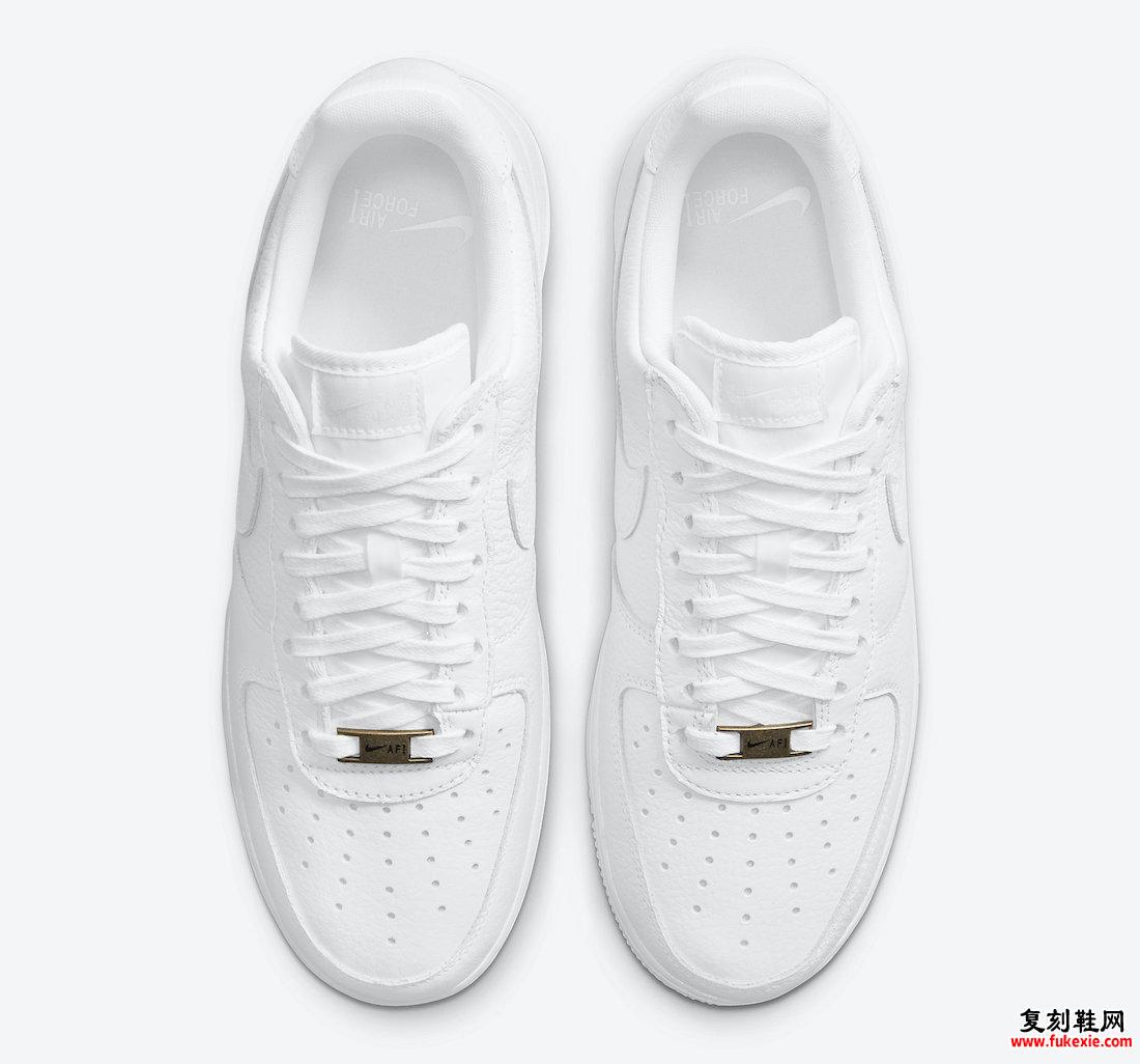 Nike Air Force 1 Craft White Croc CU4865-100发售日期