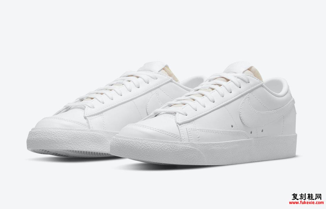 Nike Blazer Low Triple White DC4769-101发售日期