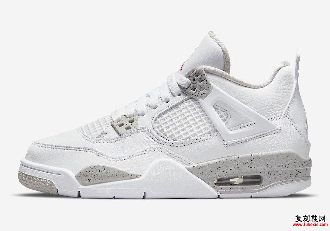 Air Jordan 4 White Oreo GS发售日期