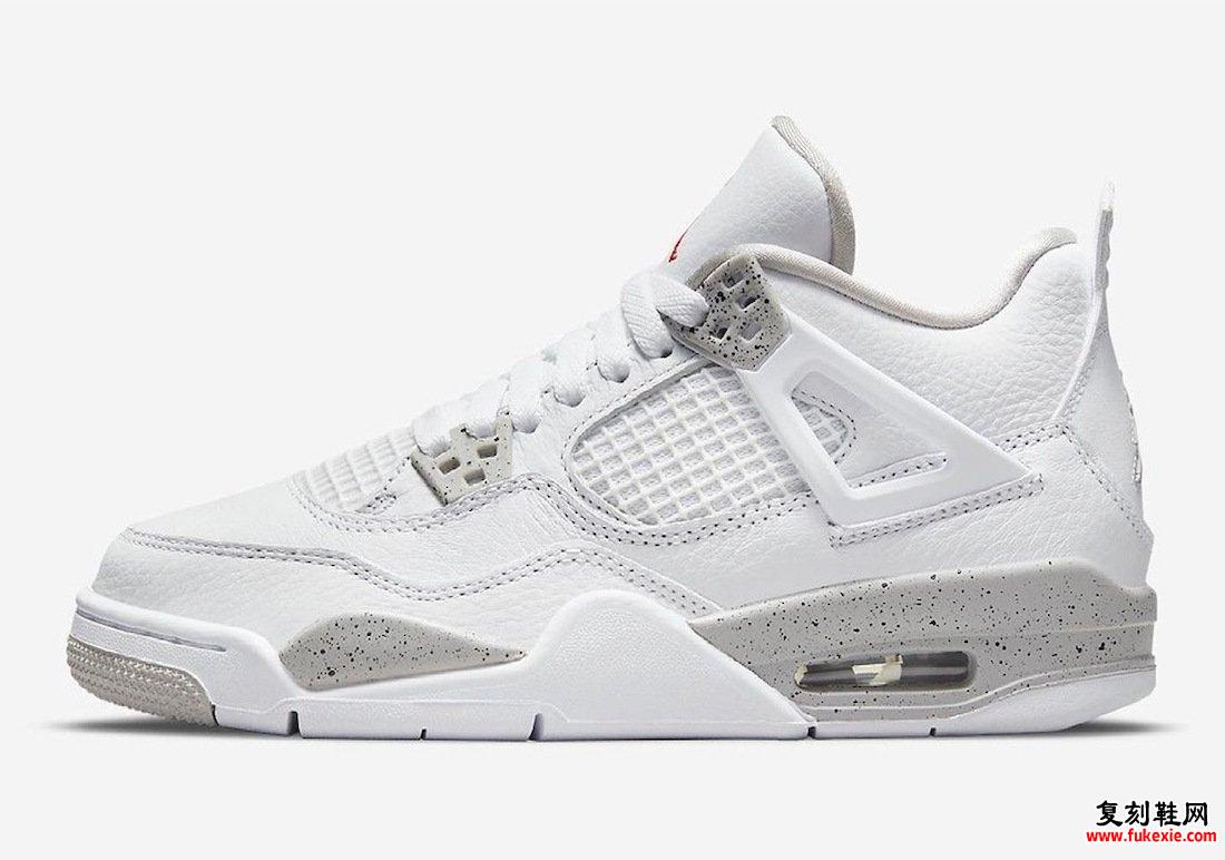 Air Jordan 4 White Oreo GS发售日期