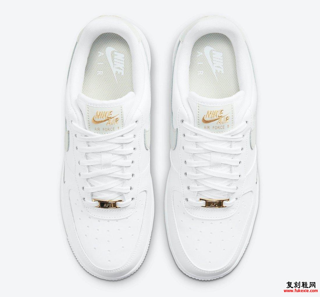 Nike Air Force 1 Low White Gray Gold CZ0270-106发售日期信息