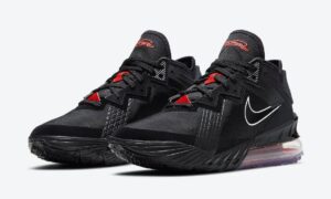 Nike LeBron 18 Low Black University Red CV7562-001发售日期信息
