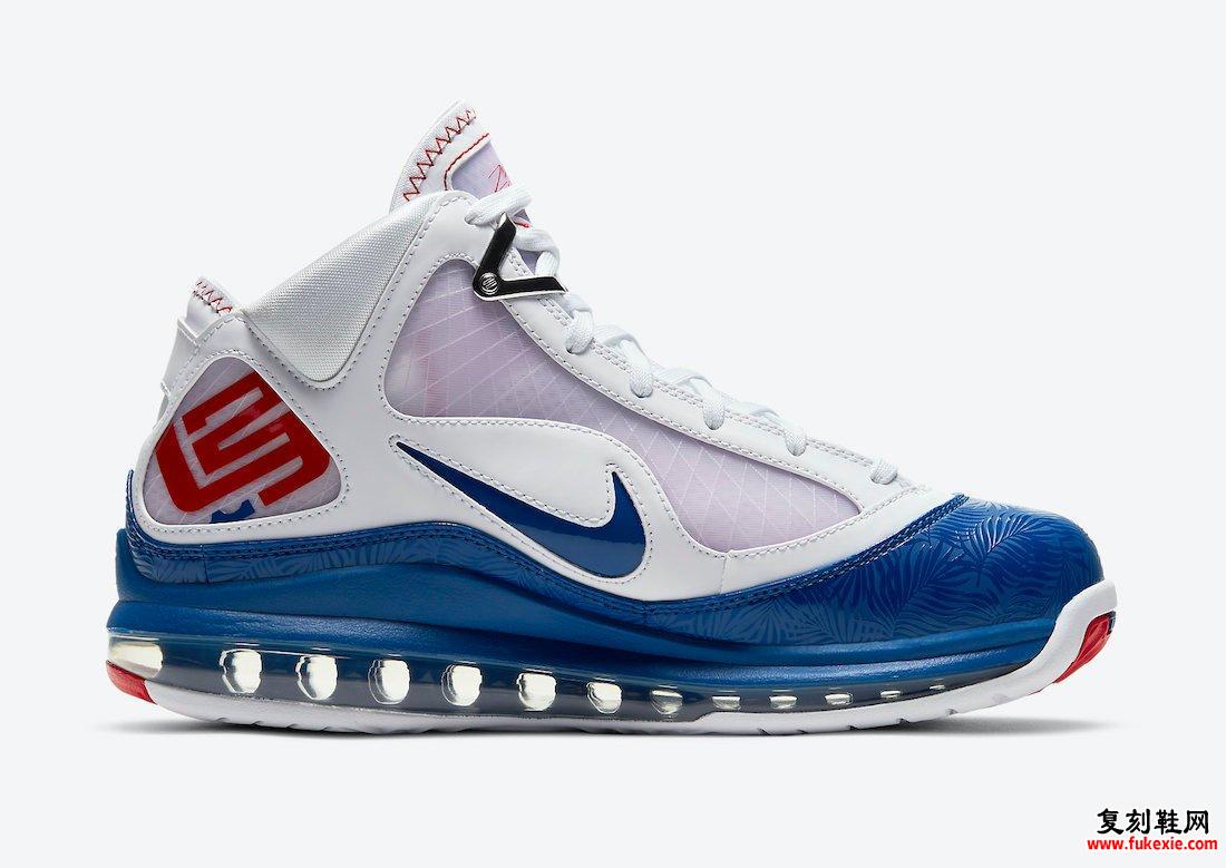 Nike LeBron 7 Dodgers DJ5158-100发售日期