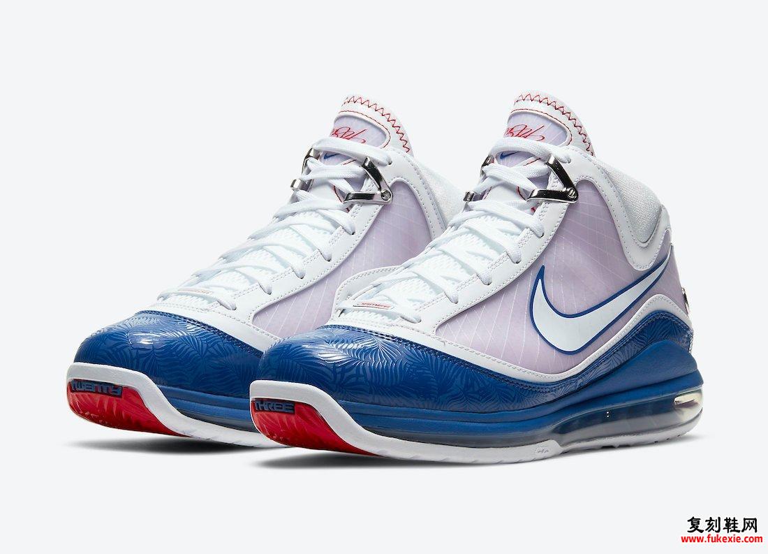 Nike LeBron 7 Dodgers DJ5158-100发售日期