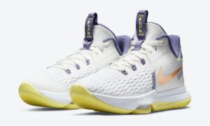 Nike LeBron Witness 5 Lakers Pastel CQ9381-102发售日期