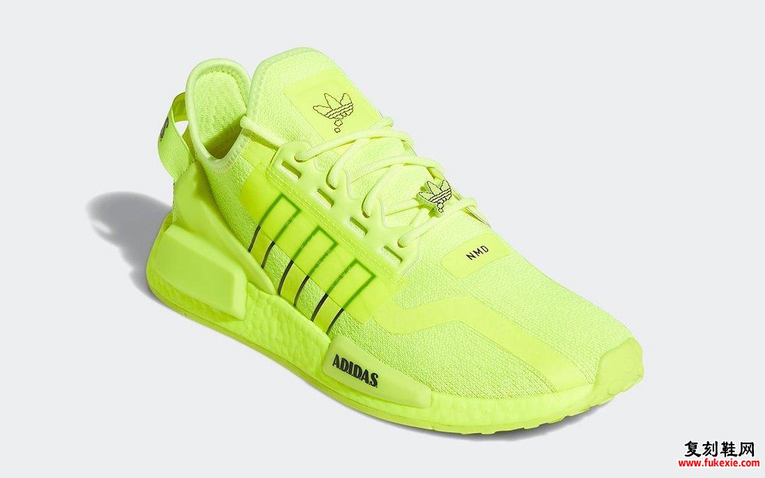 adidas NMD R1 V2太阳黄H02654发售日期