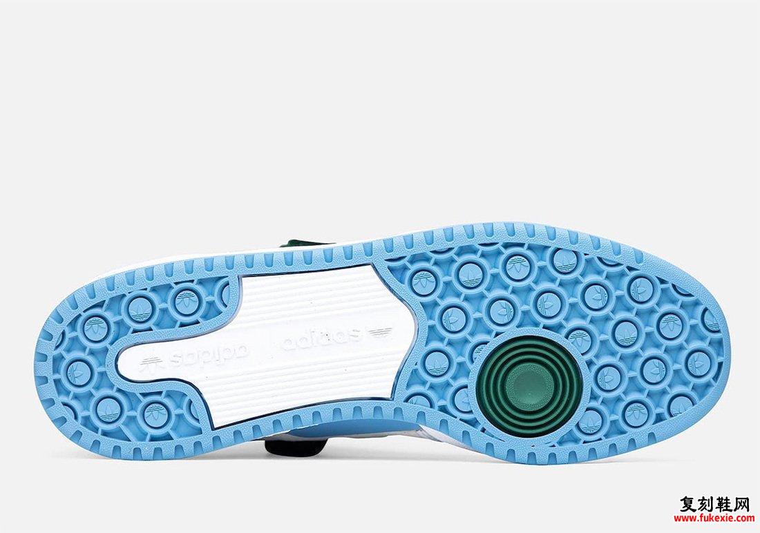 adidas论坛低白色蓝色绿色FY6816发售日期信息