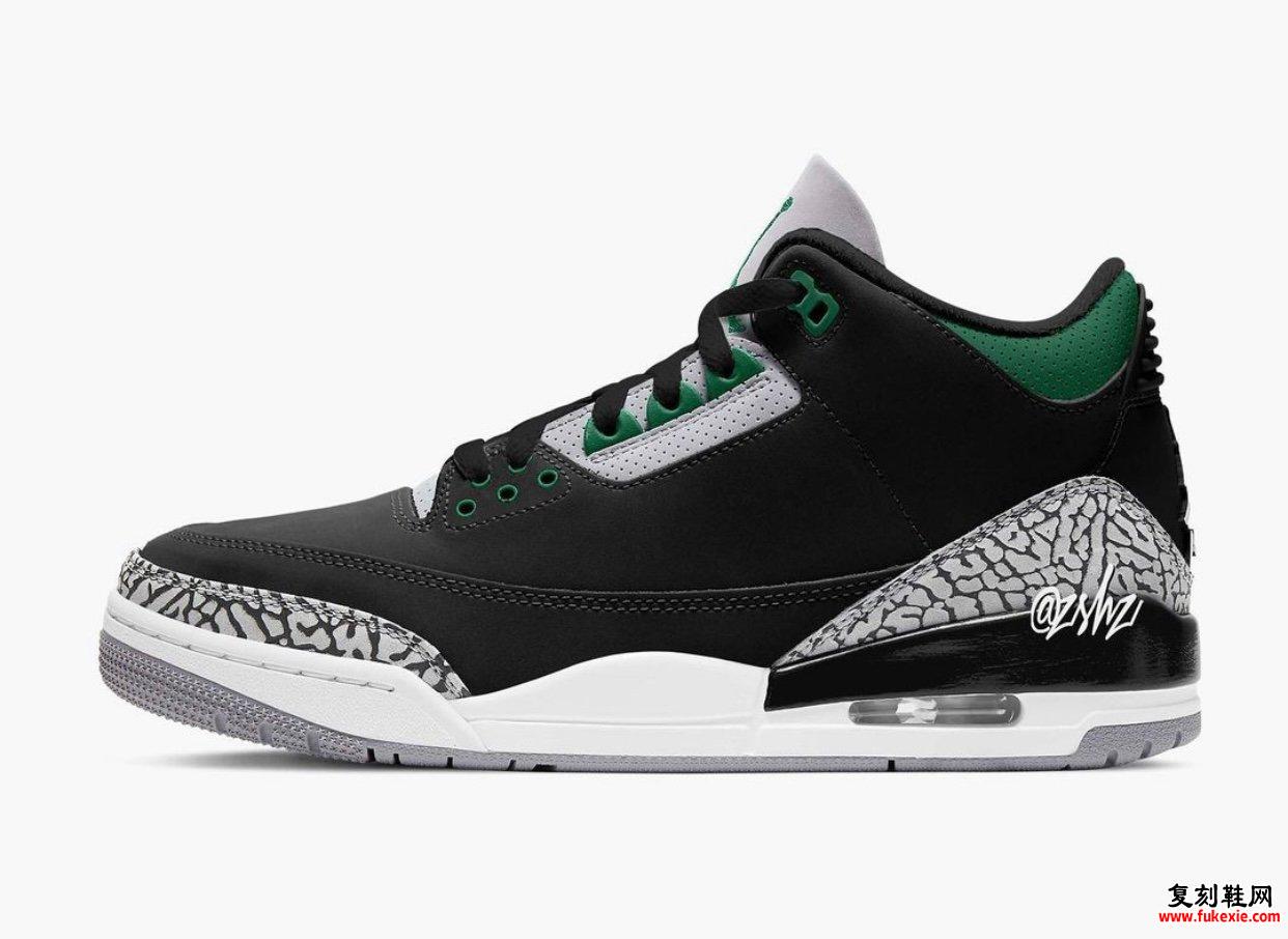 Air Jordan 3 Pine Green发售日期