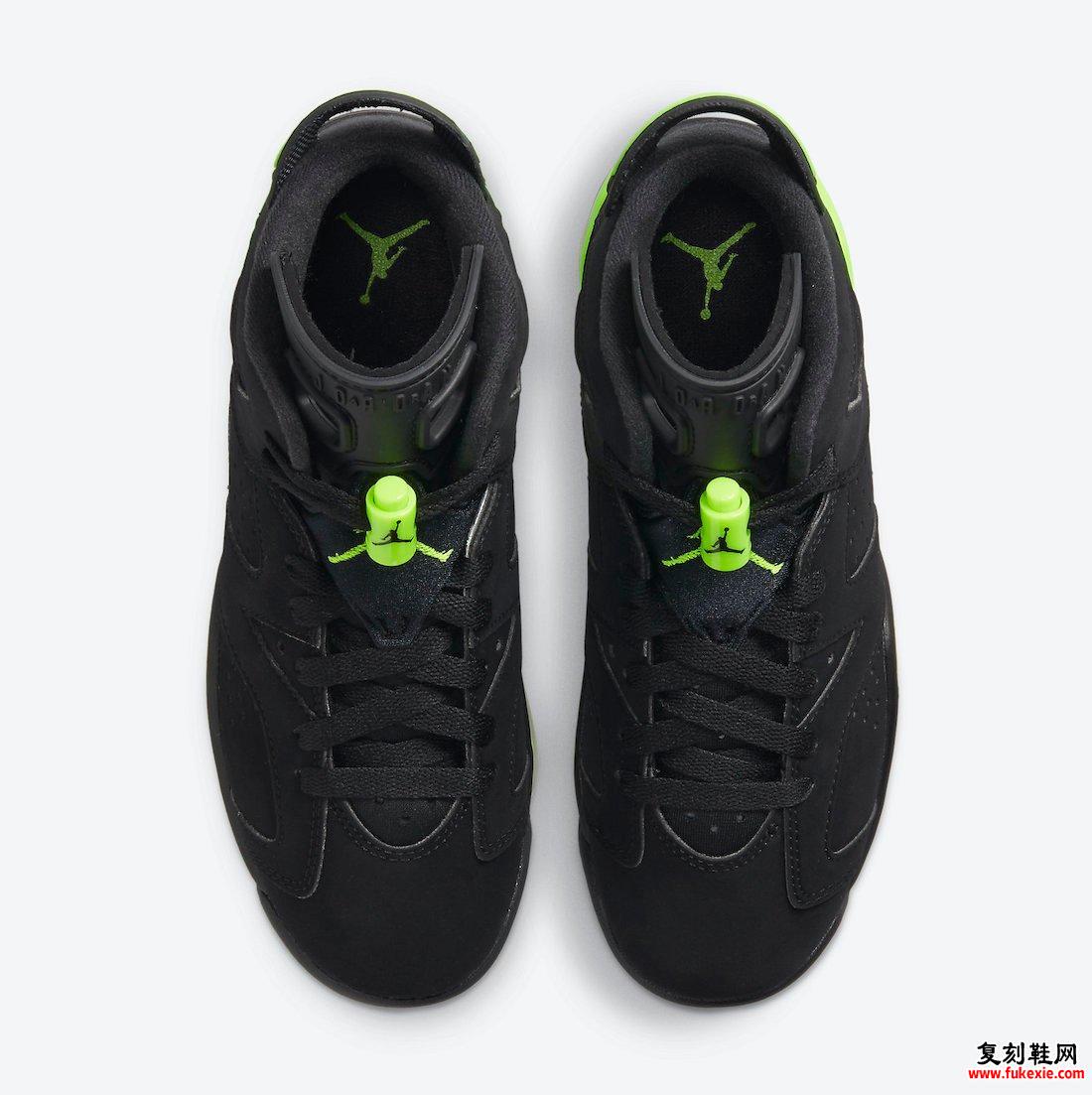 Air Jordan 6 Electric Green Kids 384665-003