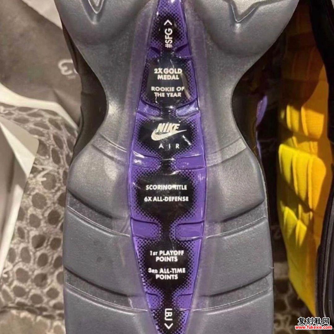 勒布朗·詹姆斯Nike Air Max 95 Lakers CZ3624-001发布日期信息