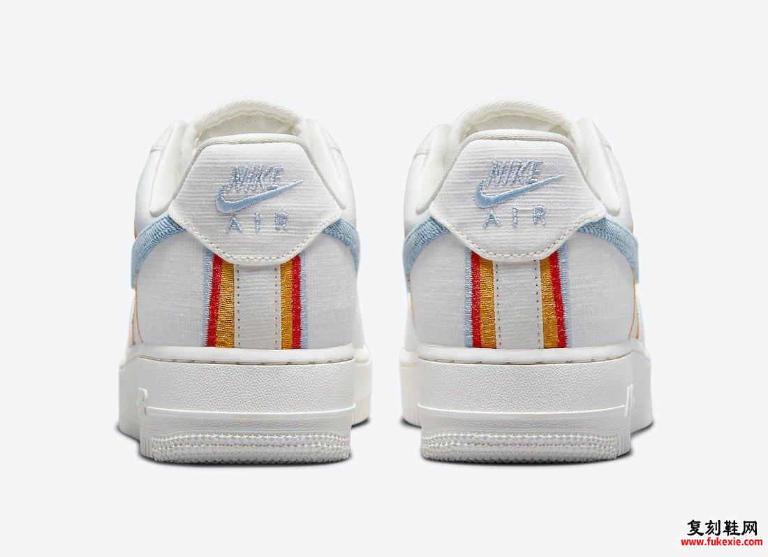 Nike Air Force 1 Low Sail Armory蓝色辣椒红DJ4655-133发售日期