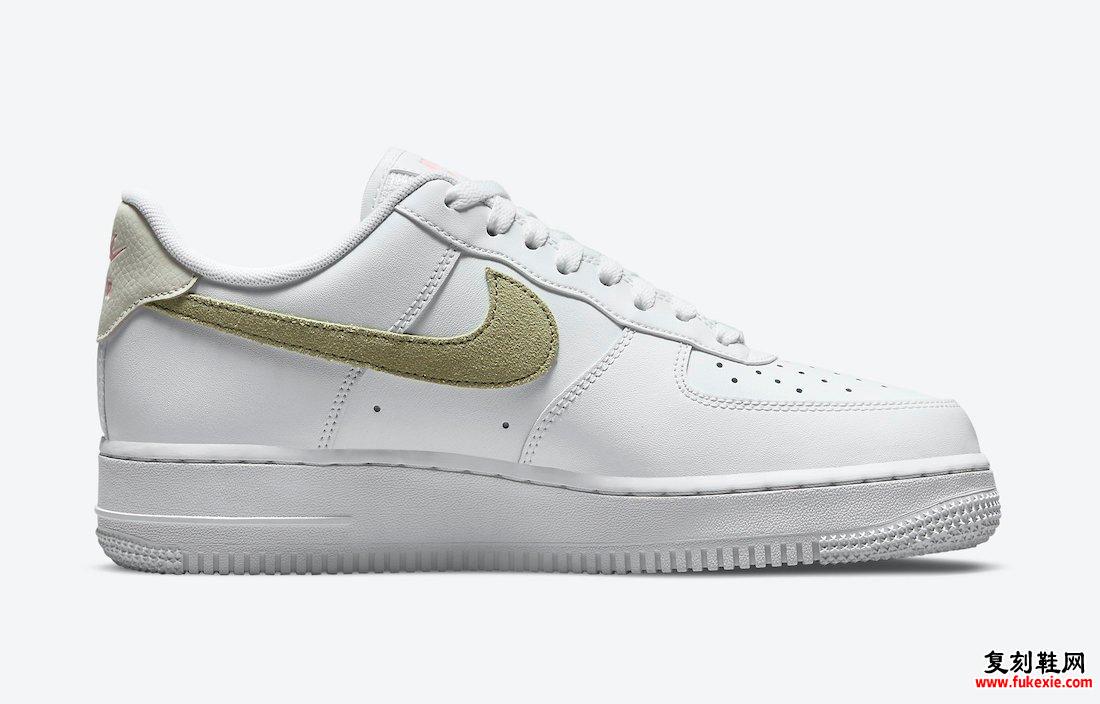 Nike Air Force 1 Low White Olive Pink DM2876-100发售日期