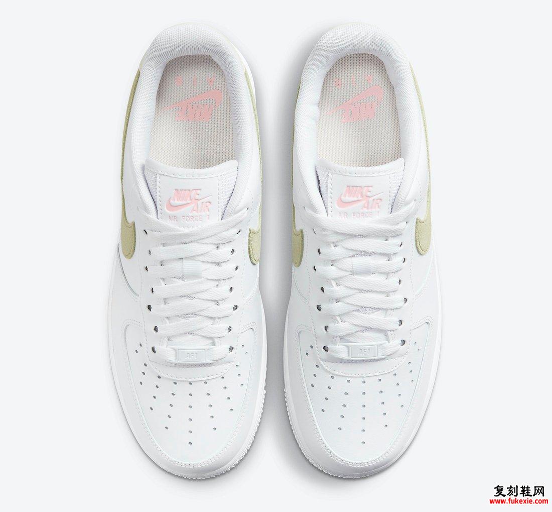 Nike Air Force 1 Low White Olive Pink DM2876-100发售日期
