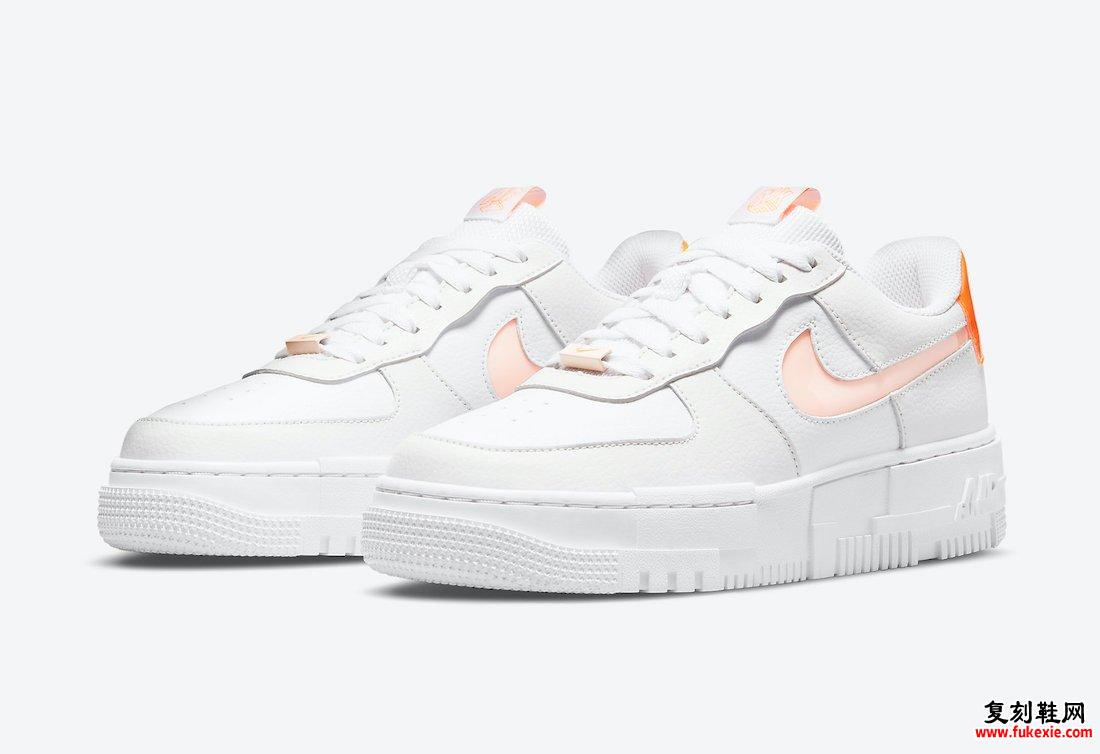 Nike Air Force 1 Pixel White Peach DM3036-100发售日期