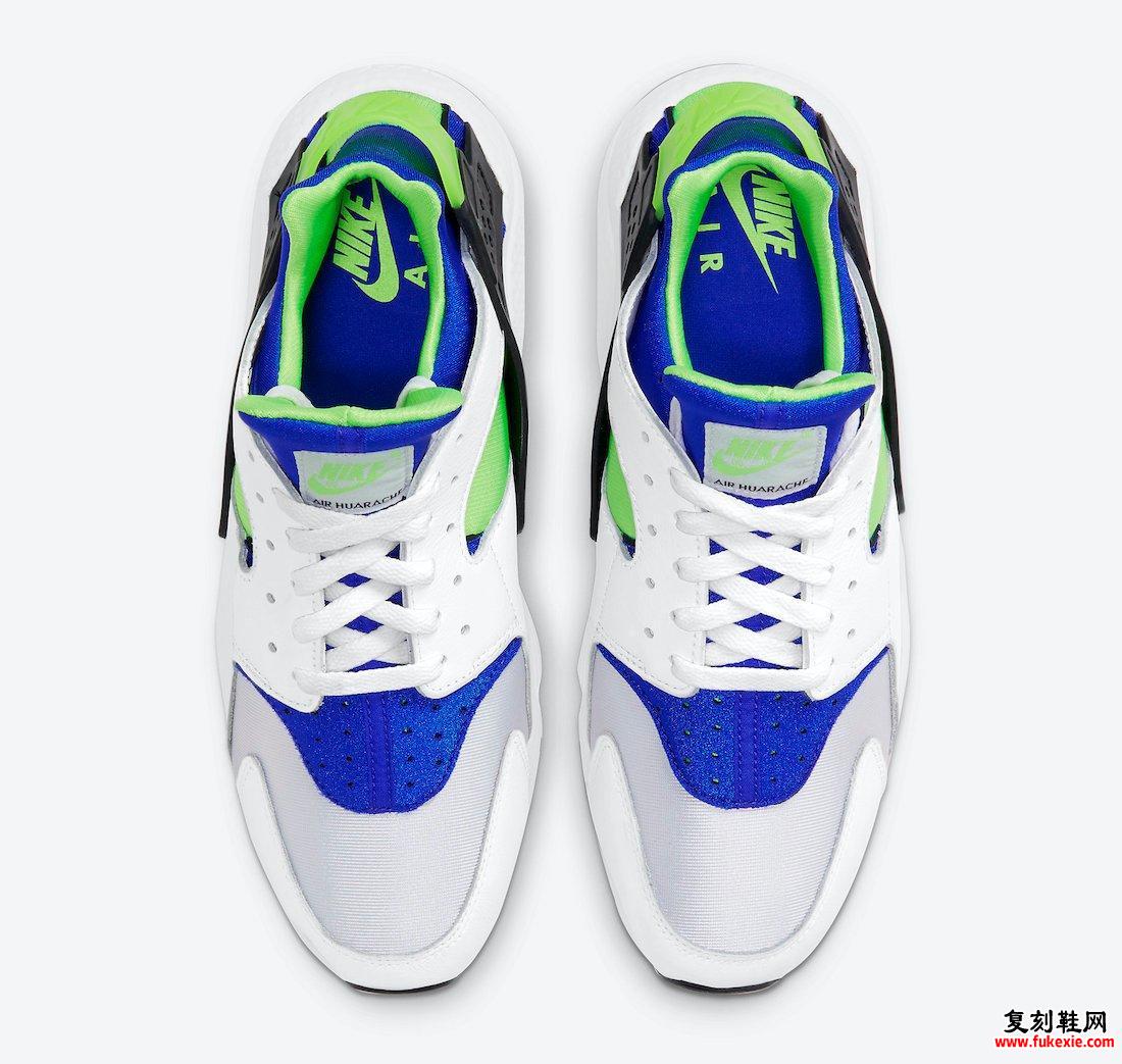 Nike Air Huarache Scream Green DD1068-100 2021发售日期