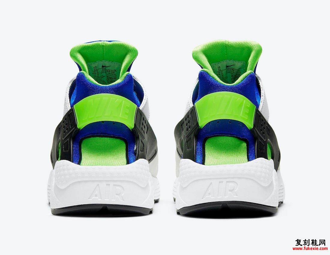 Nike Air Huarache Scream Green DD1068-100 2021发售日期