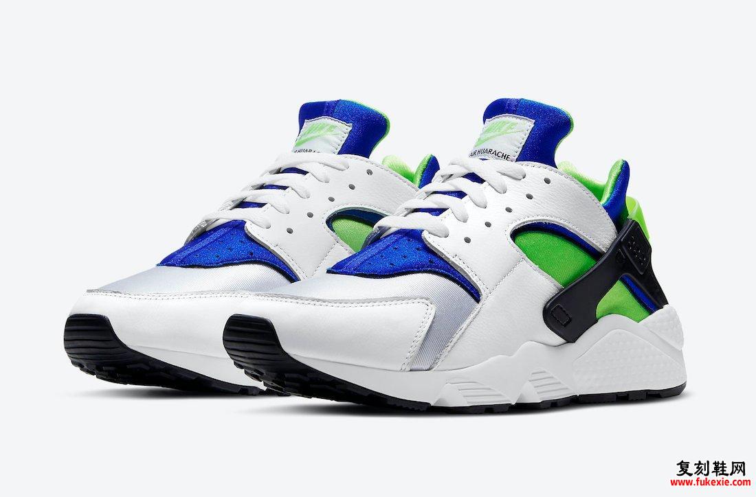 Nike Air Huarache Scream Green DD1068-100 2021发售日期