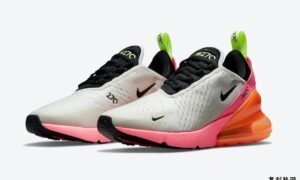 Nike Air Max 270 Cream Black Pink Volt Orange DJ5997-100发售日期