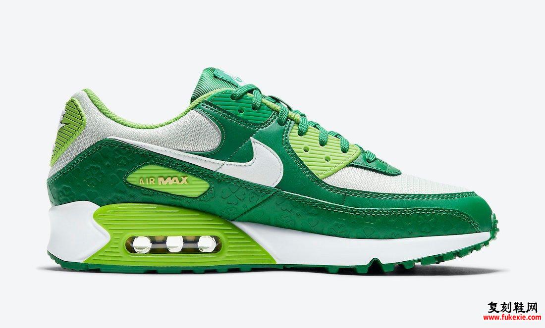 Nike Air Max 90 St.Patricks Day DD8555-300发售日期