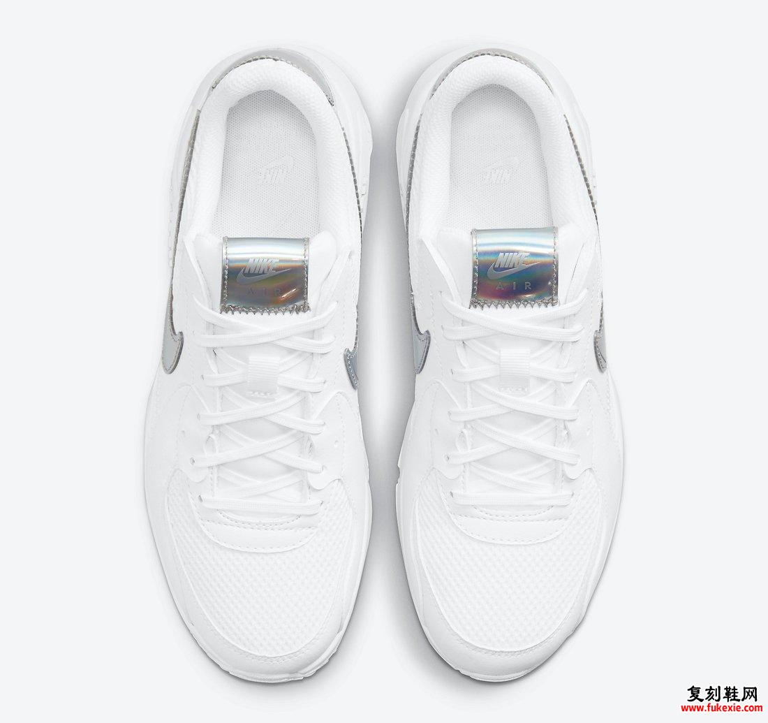 Nike Air Max Excee White Iridescent DJ6001-100发售日期