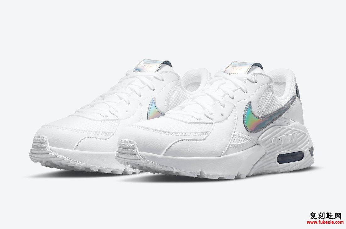 Nike Air Max Excee White Iridescent DJ6001-100发售日期